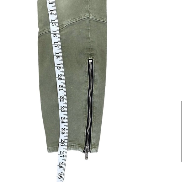 L’AGENCE Montgomery Ankle Cargo Pants Green 27 - Picture 7 of 9